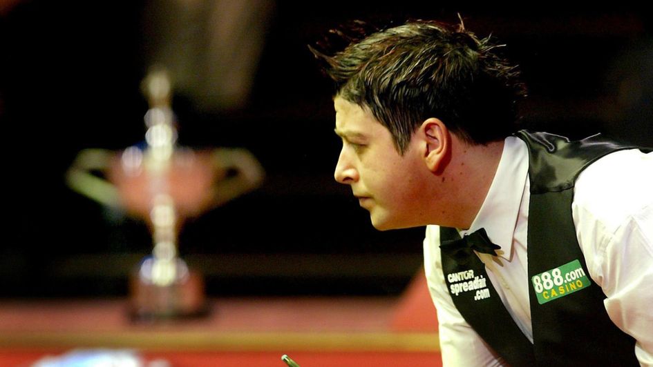 Matthew Stevens in action in the 2005 World Championship final