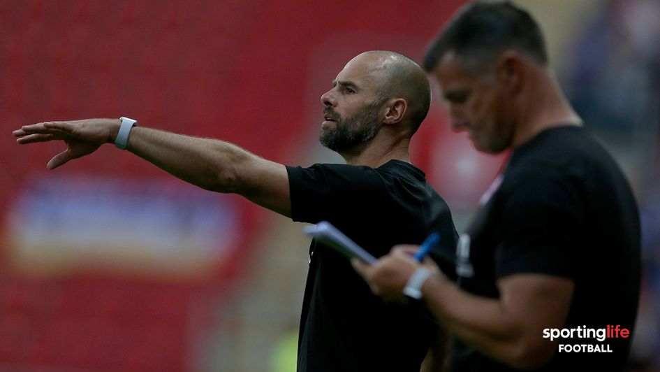 Rotherham's Paul Warne watches his side in action