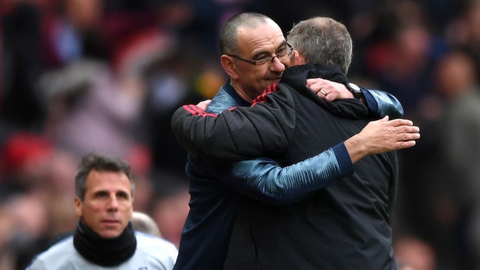 Maurizio Sarri and Ole Gunnar Solskjaer