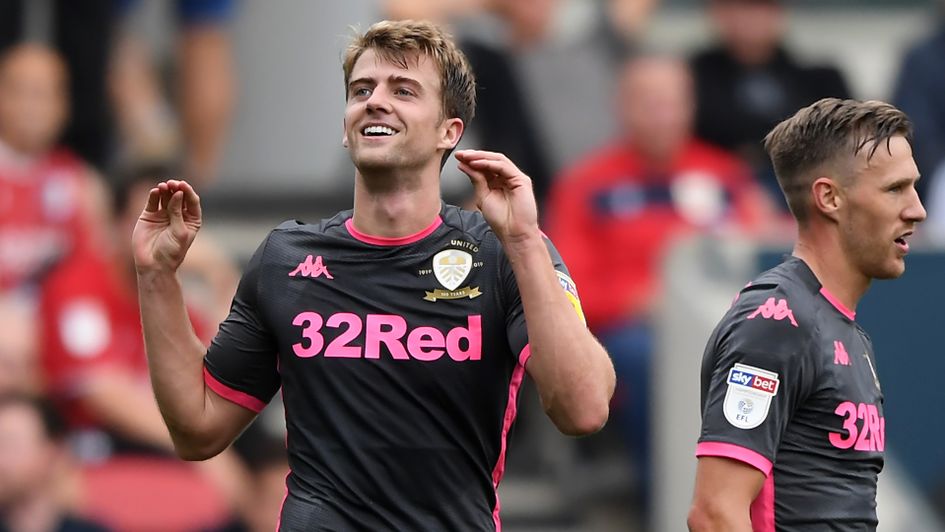 Patrick Bamford celebrates his goal against Bristol City