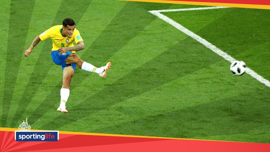 Coutinho's wonderful effort gave Brazil the lead