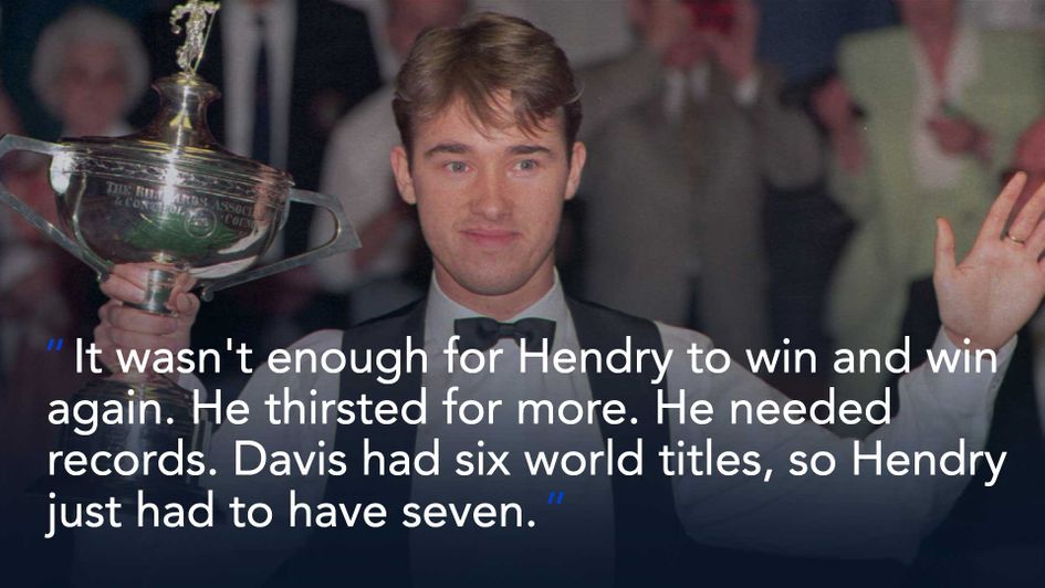 Stephen Hendry is preparing for his return