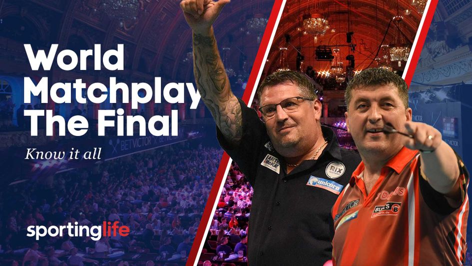 Gary Anderson faces Mensur Suljovic in the World Matchplay final