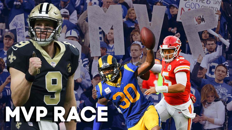 The race to be crowned MVP for the 2018/19 NFL season