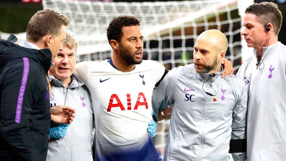 Mousa Dembele was injured during the Premier League win over Wolves