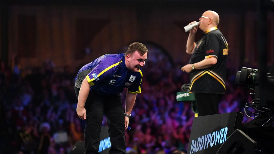 Luke Littler beat Andrew Gilding