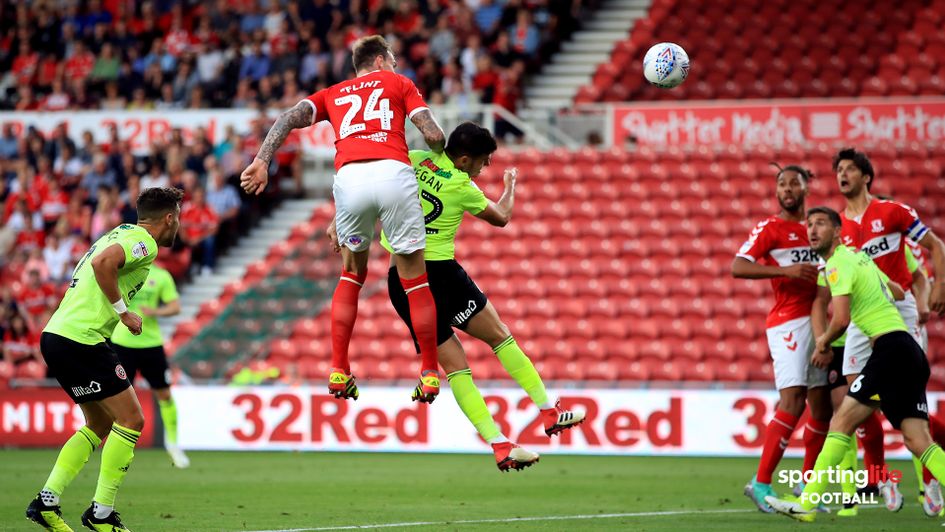 Aden Flint scores against Sheffield United