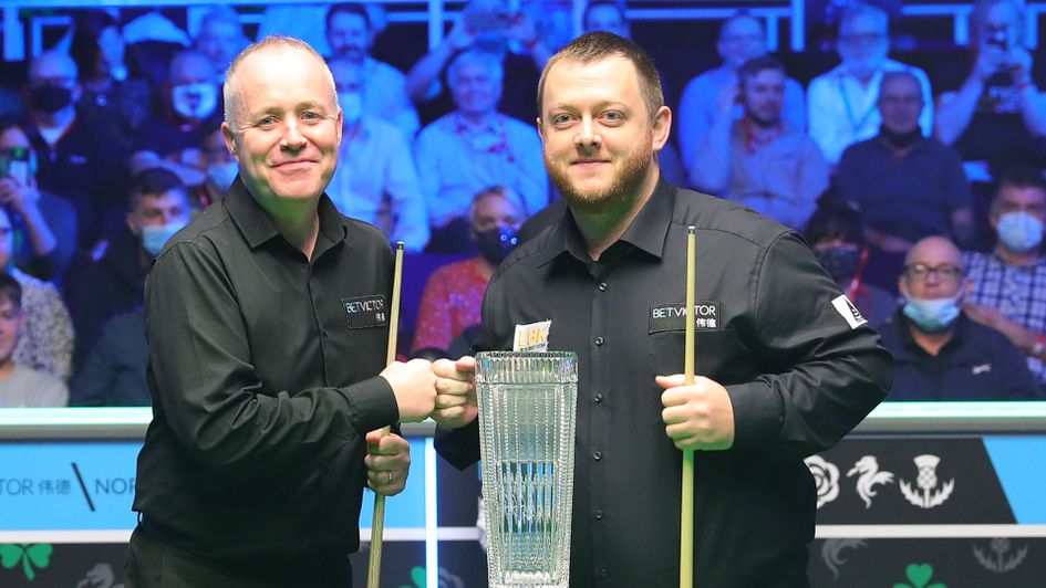 Mark Allen fought back to beat John Higgins in a Belfast classic
