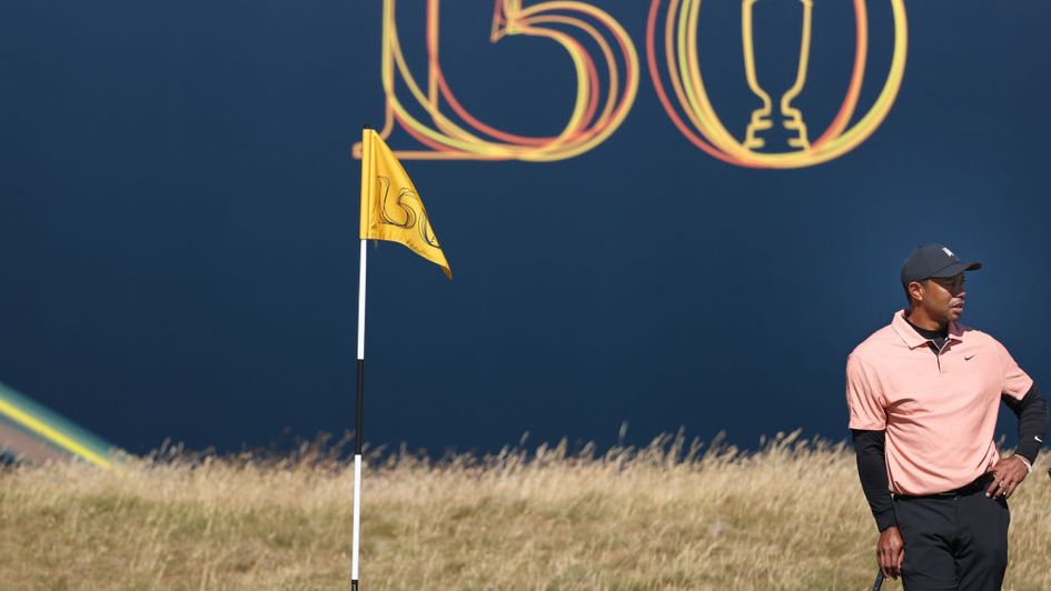 Tiger Woods pictured at St Andrews