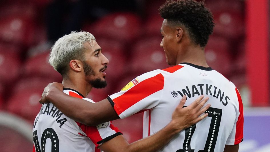 Said Benrahma and Ollie Watkins