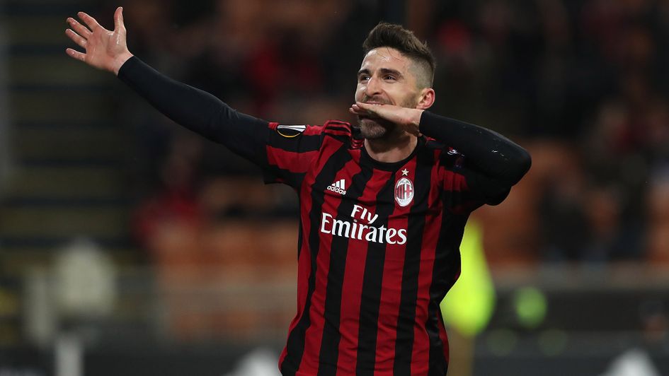AC Milan forward Fabio Borini