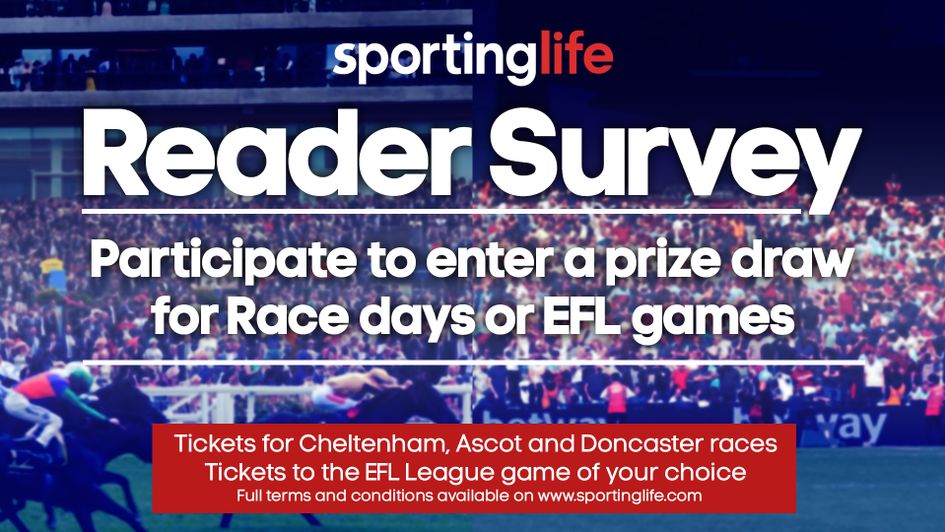 Take the Sporting Life survey for your chance to win tickets to race days or an EFL match