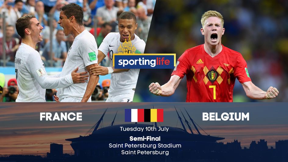 France v Belgium meet in Tuesday's World Cup semi-final