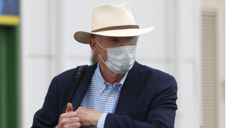 Trainer John Gosden at Yarmouth