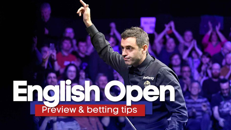 Ronnie O'Sullivan will be in action at the English Open