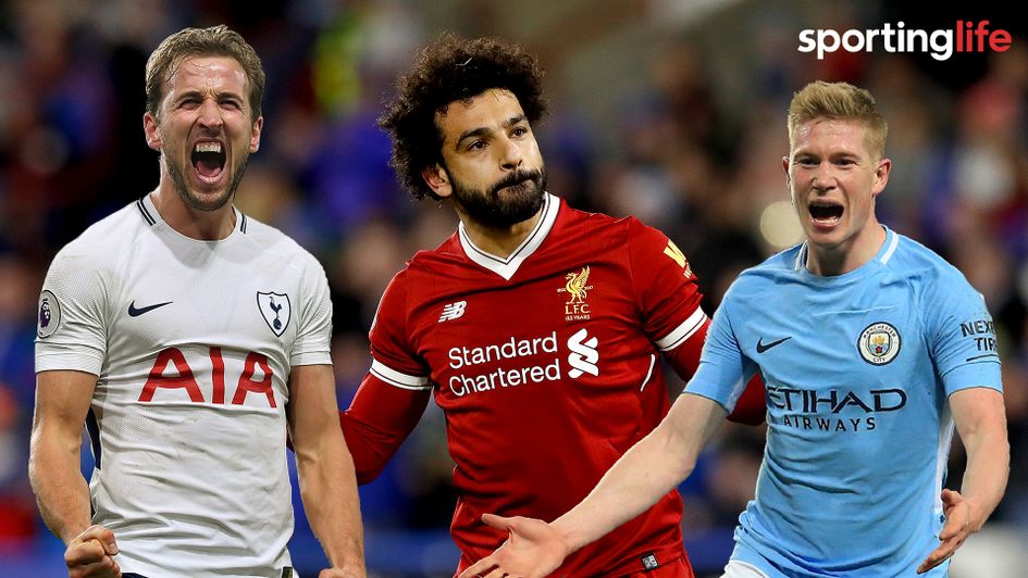 PFA contenders: Harry Kane, Mo Salah and Kevin De Bruyne