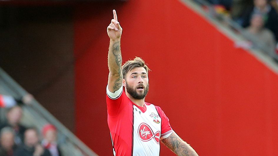 Charlie Austin celebrates one of his goals