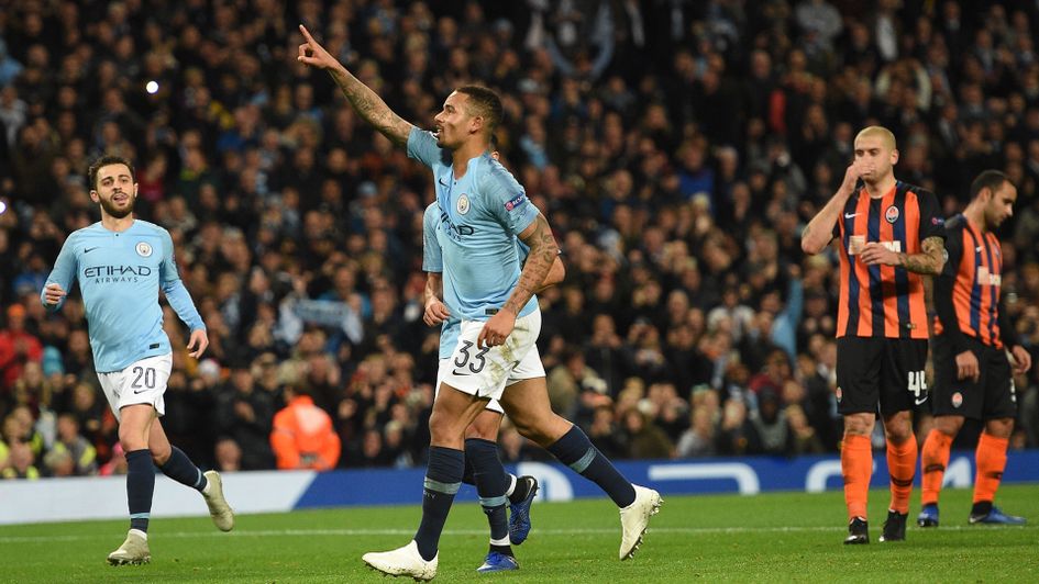 Gabriel Jesus netted a hat-trick for City