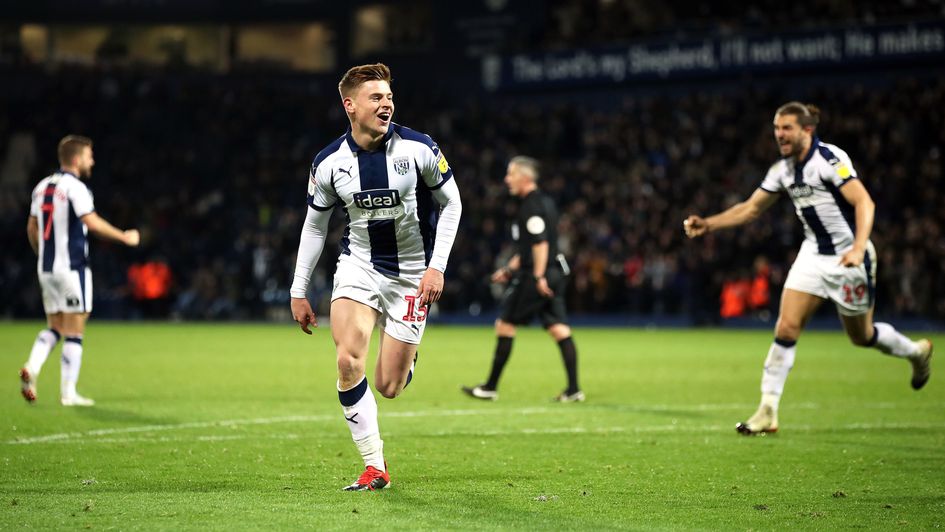 Harvey Barnes celebrates