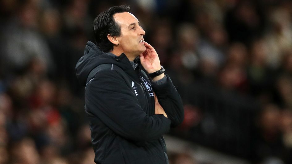 Aston Villa boss Unai Emery