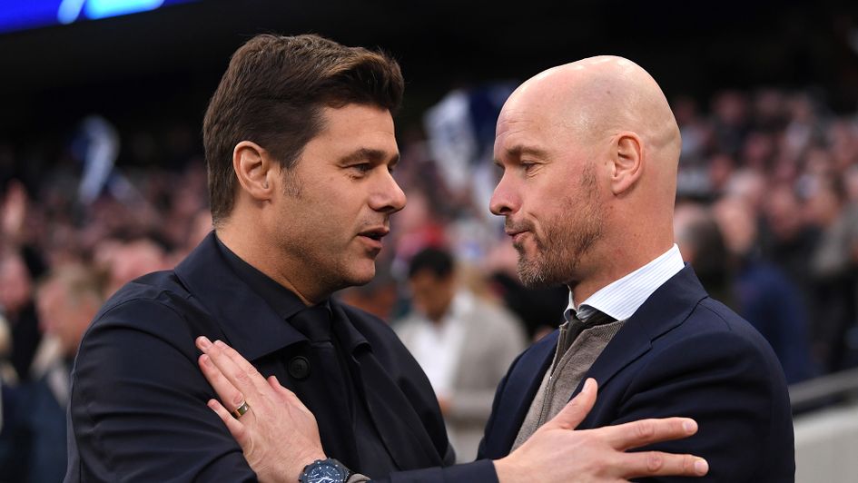 Mauricio Pochettino (left) and Erik Ten Hag