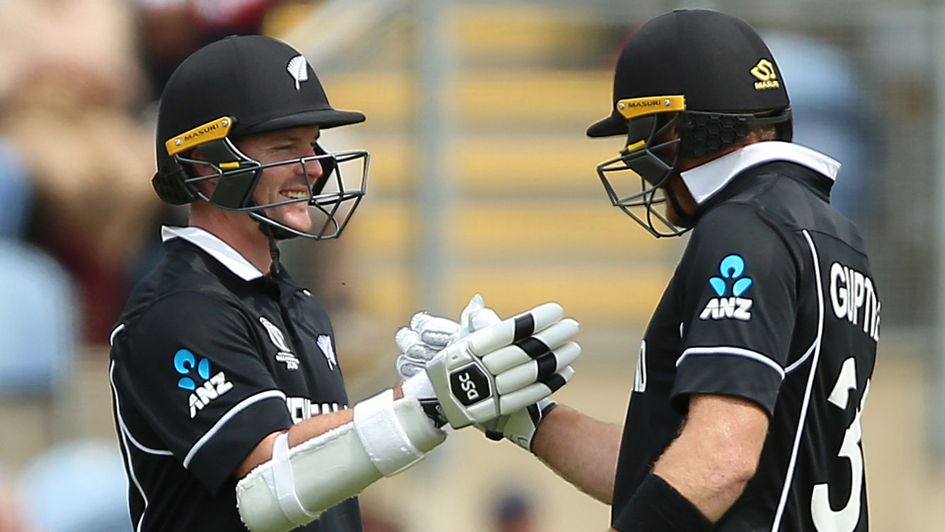 Colin Munro (left) and Martin Guptill