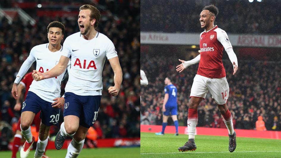 Harry Kane and Pierre-Emerick Aubameyang