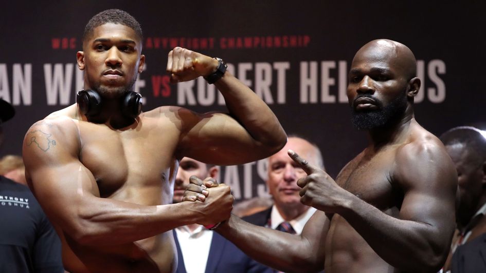 Anthony Joshua and Carlos Takam