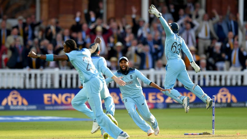 England celebrate