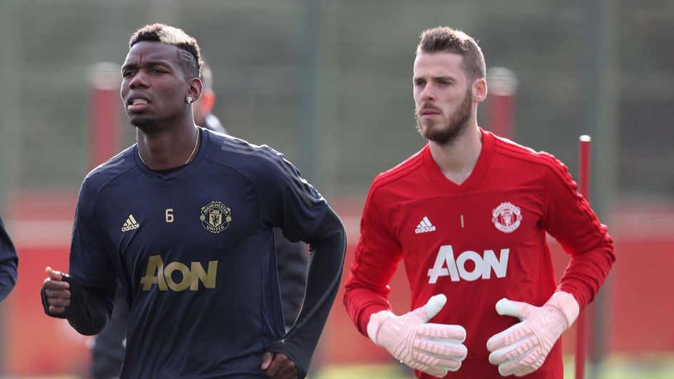 Paul Pogba and David De Gea will miss Manchester United v Liverpool