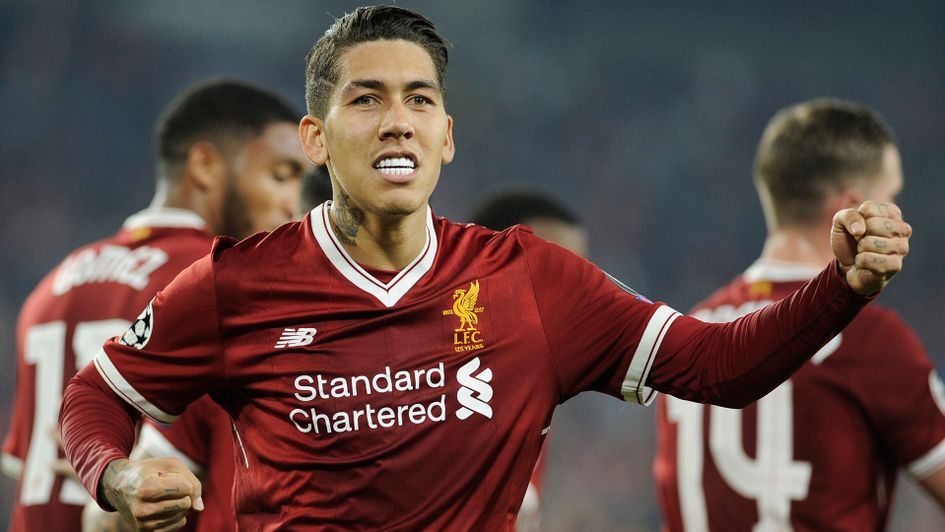 Roberto Firmino celebrates