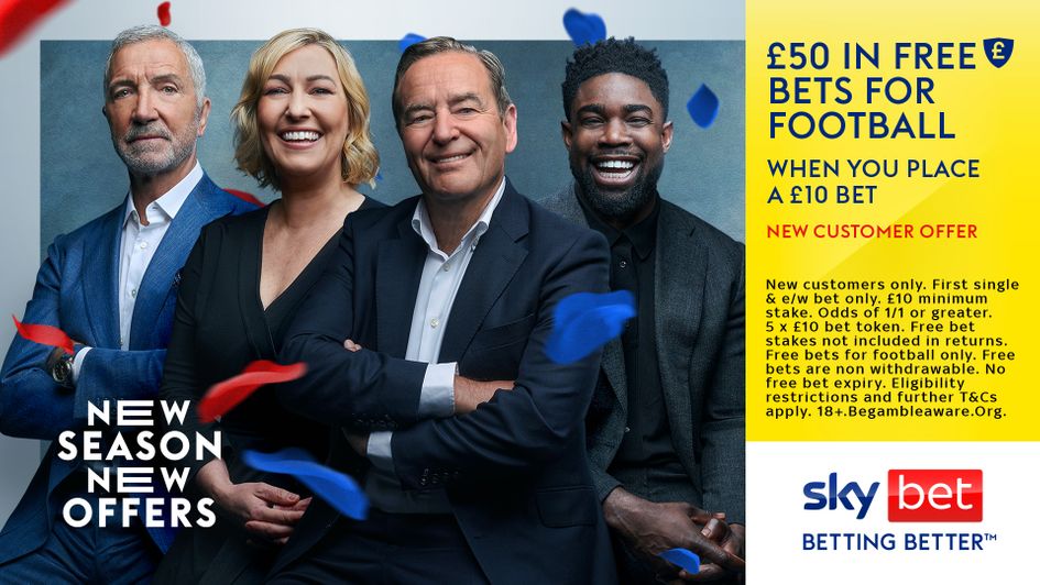 Sky Bet latest sign up offer -> //m.skybet.com/lp/acq-bet-10-get-50-fb?sba_promo=ACQB10G50F&dcmp=BAC_SL_ACQ_B10G50F&aff=688