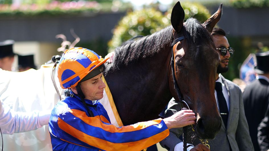 Ryan Moore celebrates Queen Mary success with True Love