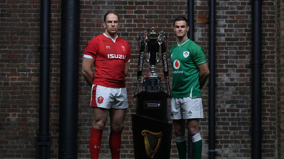 Alun Wyn Jones and Johnny Sexton