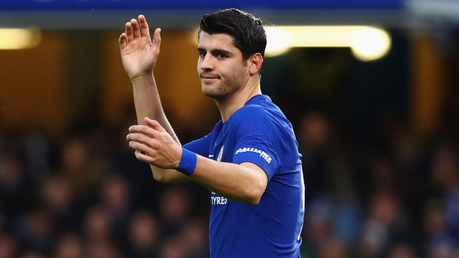 Alvaro Morata can add to his tally this season against Stoke