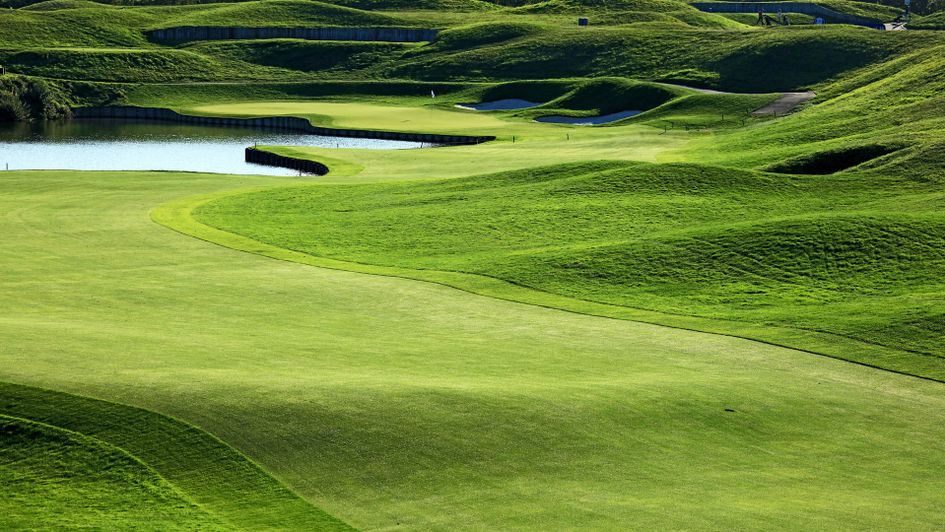 The first hole at Le Golf National