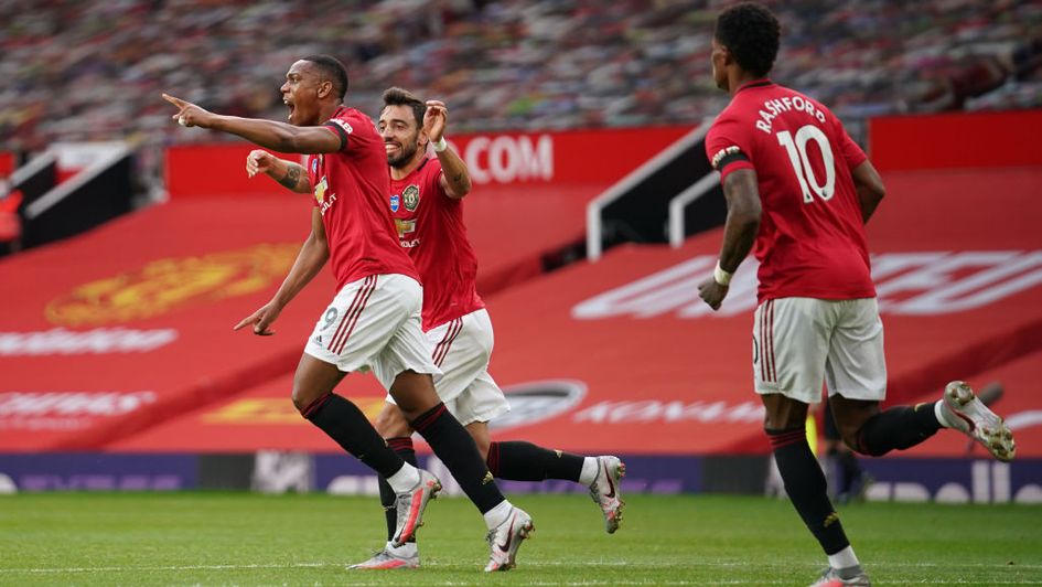 Celebration time at Old Trafford