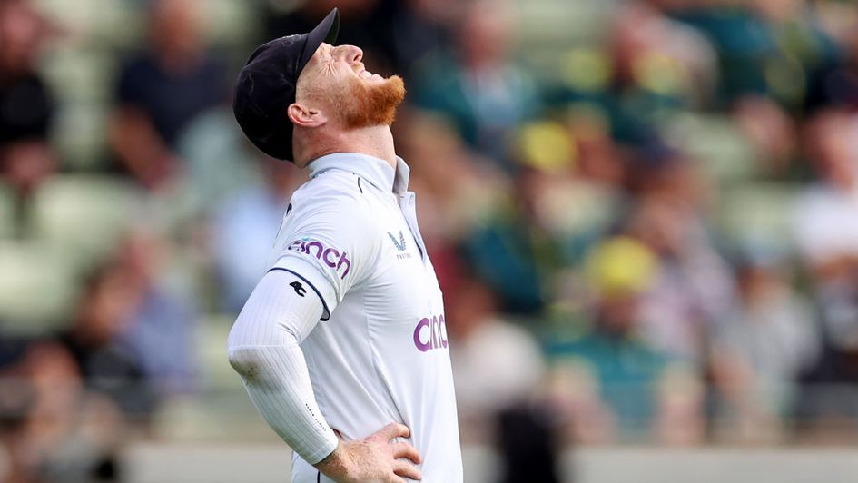 Ben Stokes looks to the heavens