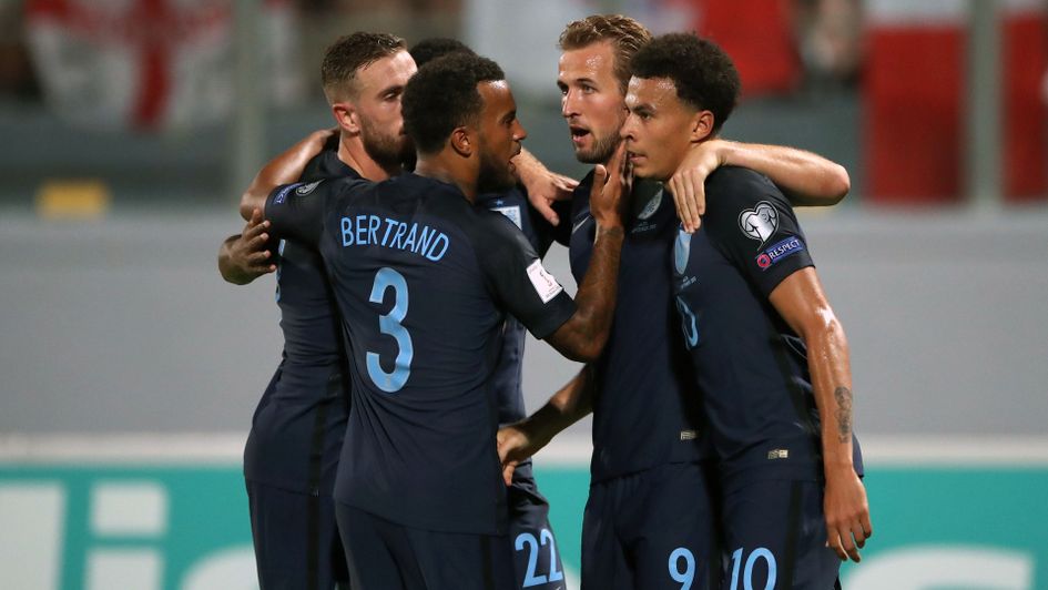 Harry Kane & England celebrate