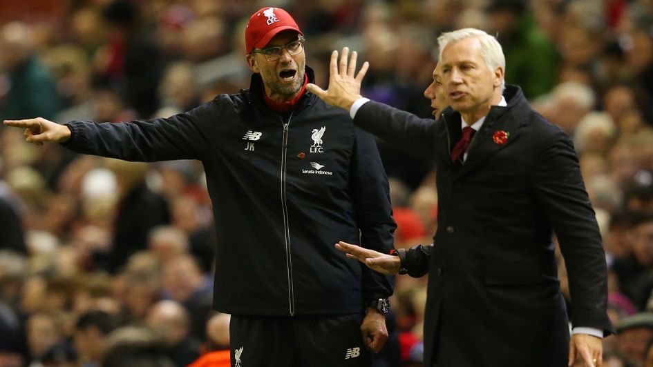 Jurgen Klopp and Alan Pardew have a bit of previous