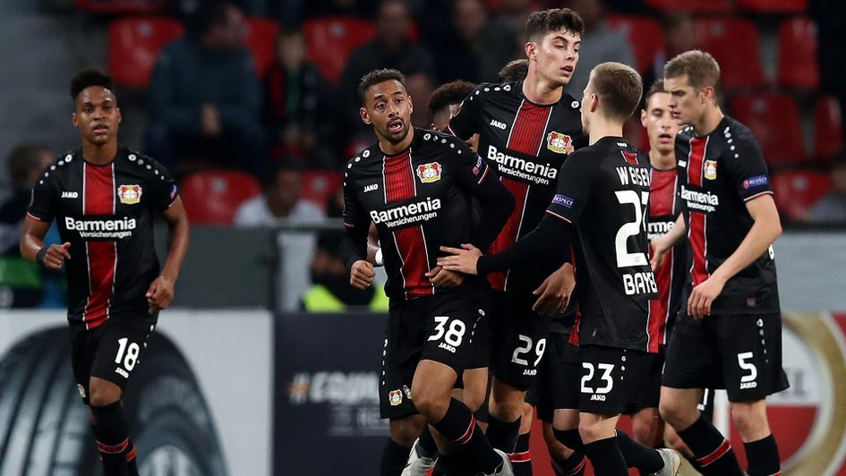 Kai Havertz scored Leverkusen's first against Larnaca