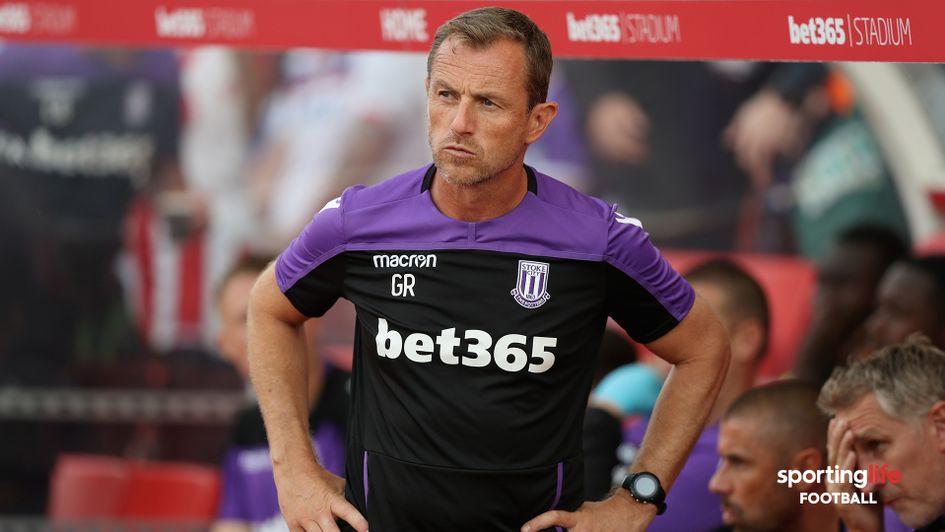 Gary Rowett joined Stoke in the summer