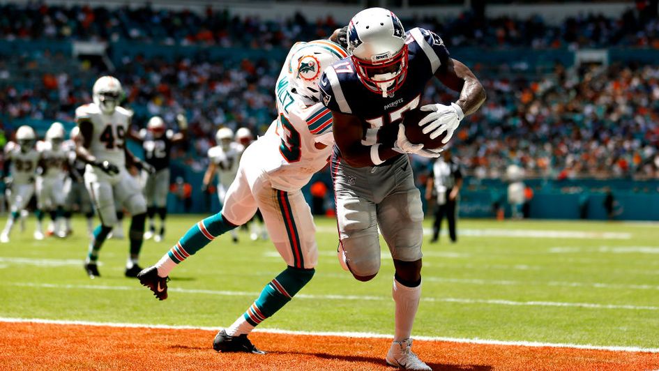 Antonio Brown in action