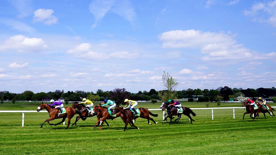 Equity Law (left) winning at Sandown