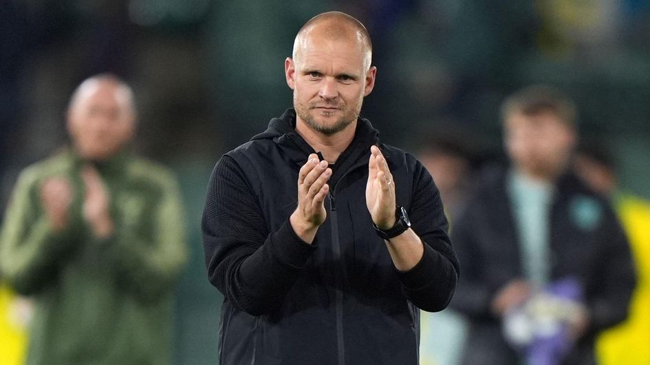 Norwich manager Liam Manning