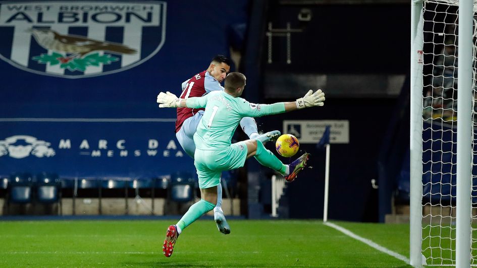 Anwar El Ghazi scores against West Brom