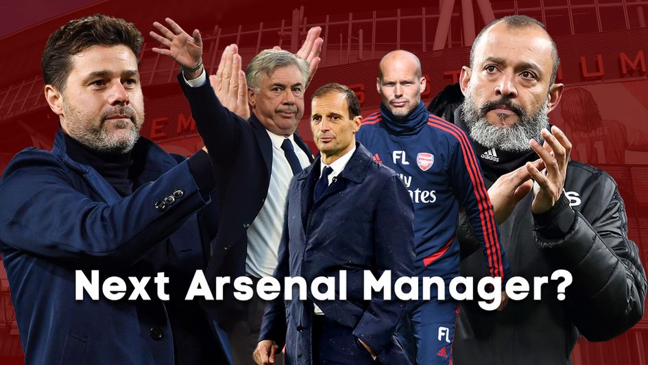 Arsenal are on the search for a new manager