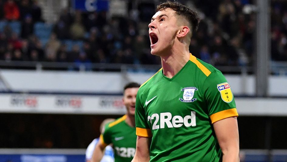 Preston's Jordan Storey celebrates at QPR
