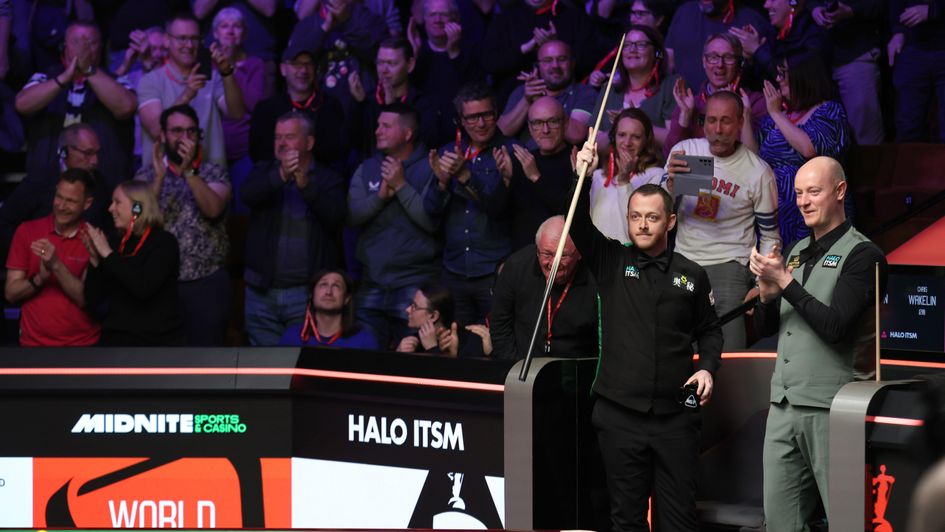 Mark Allen toasts a brilliant maximum at the Crucible
