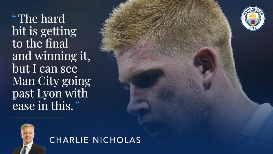 Charlie Nicholas on Manchester City's Champions League quarter-final tie with Lyon